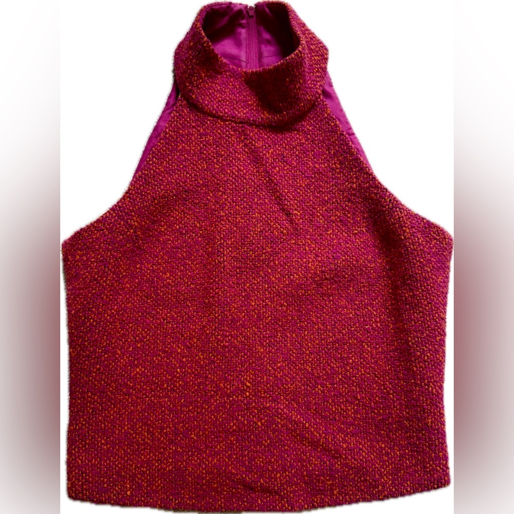 Vintage cache wool halter top